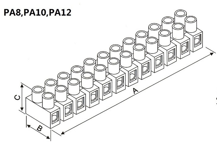 现货供应PA16端子台 端子76A 接线柱