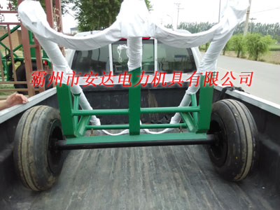 山區(qū)運(yùn)桿車 飛機(jī)輪胎炮車