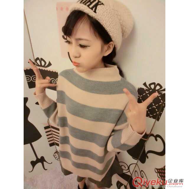 小辣嬌*{dj2}美衣手工刺繡高領(lǐng)毛衣+可愛(ài)蓬蓬襯裙套裝