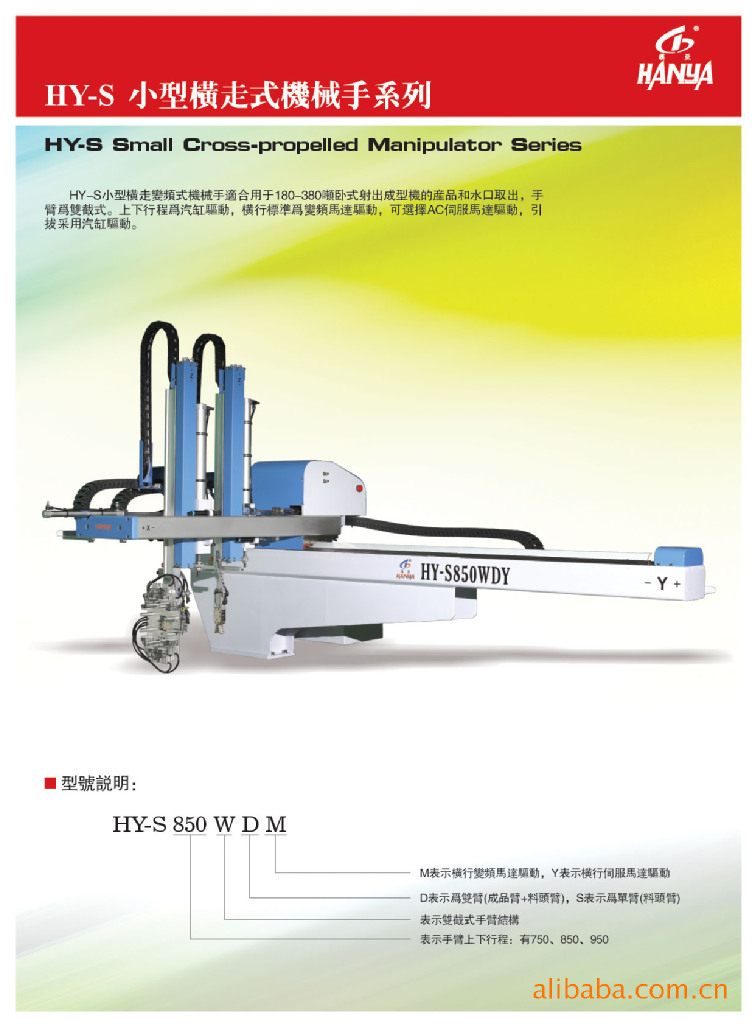 650橫走機械手，HY-M650，橫走850原始圖片3