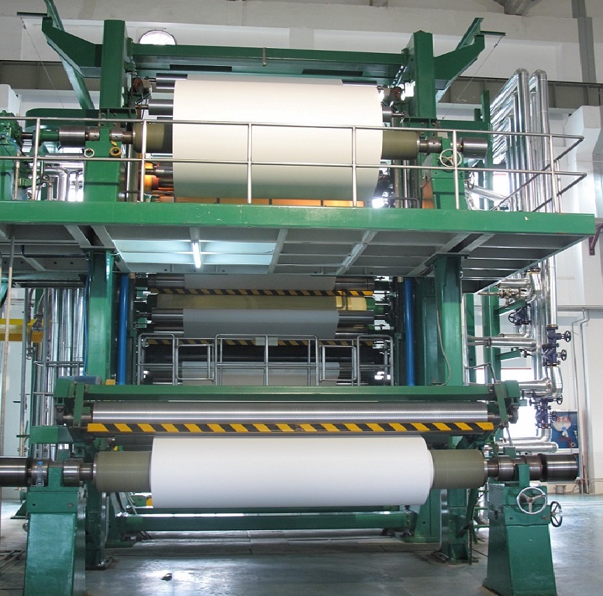 Coated paper coating machine