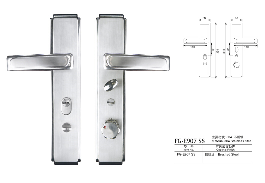 330不銹鋼防盜門鎖系列