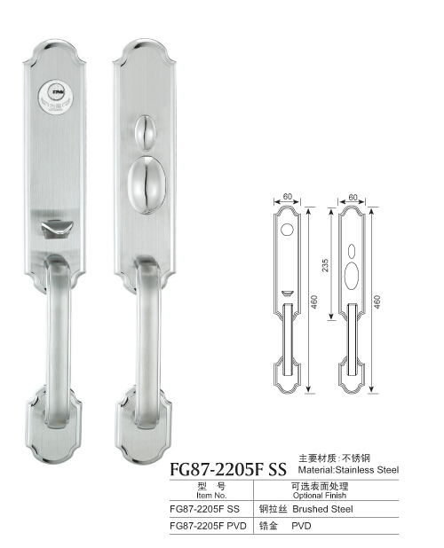 豪華不銹鋼大拉手鎖系列