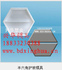 空心六角護(hù)坡模具  六角護(hù)坡模具廠家  六角護(hù)坡磚塑料模具 原始圖片3