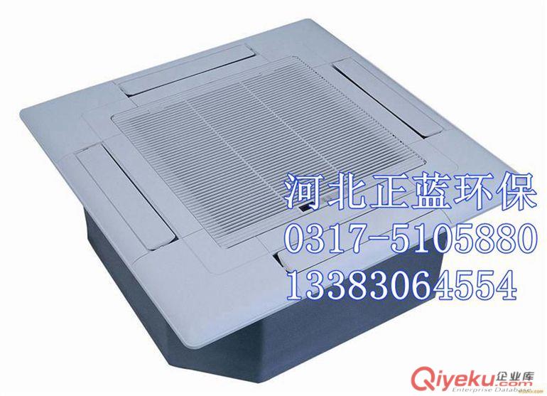 車間通風(fēng)降溫設(shè)備明裝風(fēng)機盤管冷暖兩用廠房制冷設(shè)備_正藍(lán)原始圖片2