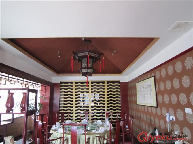 平湖市生態(tài)木格柵吊頂 38*12格柵 格柵材料原始圖片2