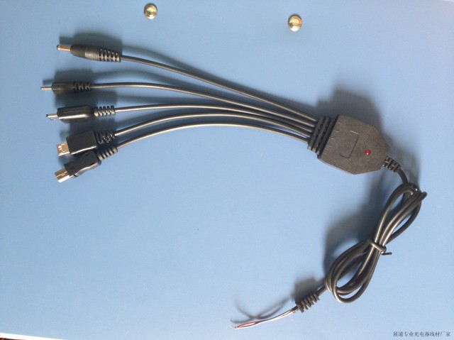 全網{zpy}帶SR一拖五充電線.充電器一拖五原始圖片2