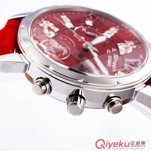 卡西歐Casio中國紅手表羊年好運(yùn)氣