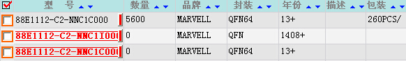 供應Marvell系列88E1111芯片