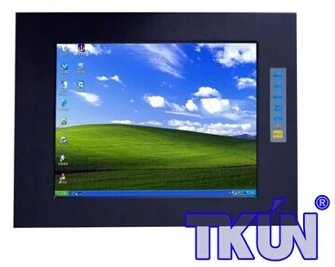 TKUN直銷10.4寸工業(yè)顯示器高清HDMI DVI LCD鋁合金面板嵌入式安裝V104XGA(V1)