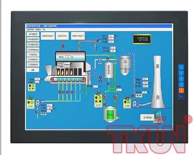 TKUN直銷10.4寸工業(yè)顯示器高清HDMI DVI LCD鋁合金面板嵌入式安裝V104XGA(V1)