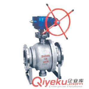 固定球渦輪法蘭球閥 Q347H-16C 英橋閥門 硬密封球閥