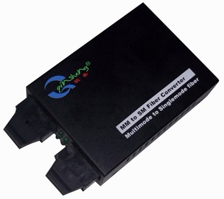 百兆外置單多模收發器QS-2MM-20SM單模光纖轉多模光纖轉換器