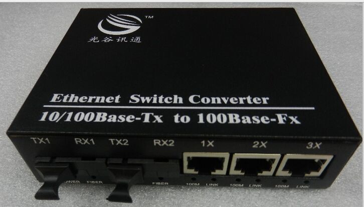 深圳SC百兆單模單纖兩光三電收發器，兩光三電單纖單模光纖收發器原始圖片2