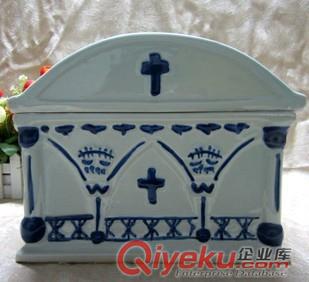 青花陶瓷骨灰盒 青花瓷骨灰盒 骨灰盒生產(chǎn)廠家 陶瓷骨灰盒批發(fā)