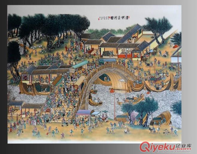 家居禮品 喬遷禮品 景德鎮(zhèn)陶瓷瓷板畫廠家 定做瓷板畫原始圖片2