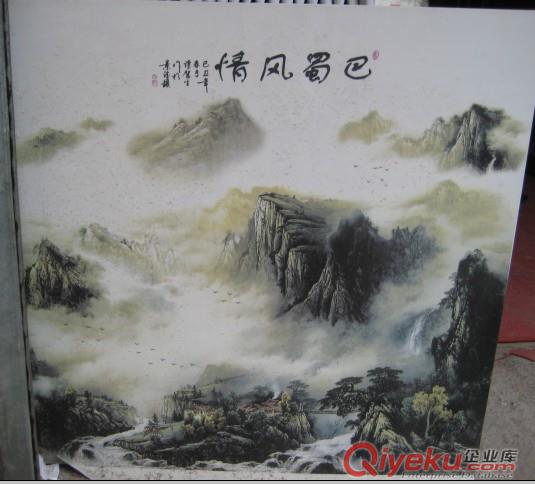 生產(chǎn)定做陶瓷工藝瓷板畫 gd手繪陶瓷瓷版畫 景德鎮(zhèn)瓷板畫廠原始圖片2