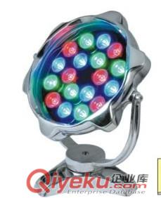 LED大功率水底燈，大功率全不銹鋼水底燈，大功率全彩圓形不銹鋼水底燈，